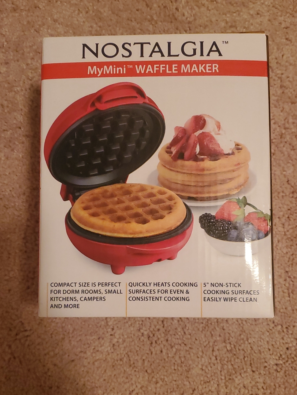 Nostalgia MyMini Waffle Maker
